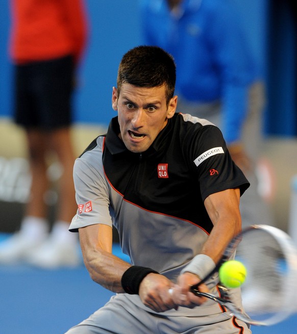 Wenn der Serbe Novak Djokovic etwas in den Fokus genommen hat, wird das Entrinnen für das ausgewählte Objekt ein Ding der Unmöglichkeit. Beim Boxen wäre die Weltnummer 2 sicher ein Top-Stare-Down-Kand ...