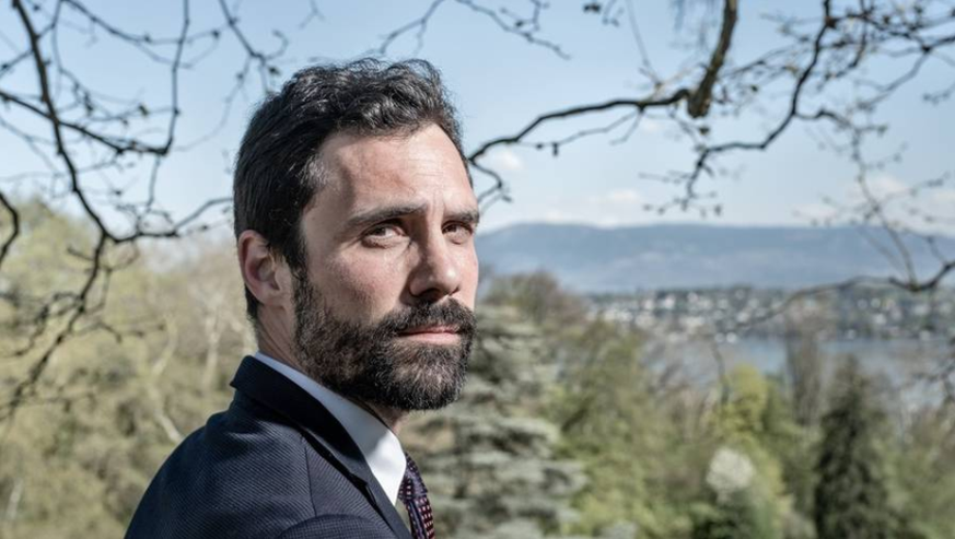 Der höchste Katalane am Ufer des Genfersees: Roger Torrent (38) am Donnerstag im Parc de l’Impératrice unweit des UNO-Sitzes.