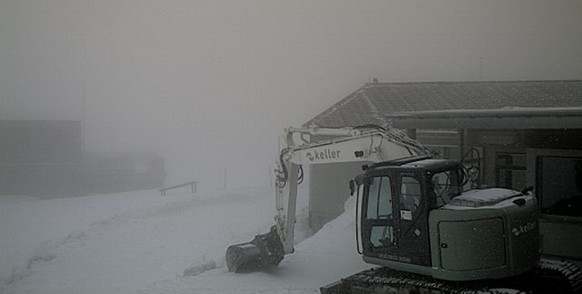 Schnee auch in Unterwasser im Toggenburg