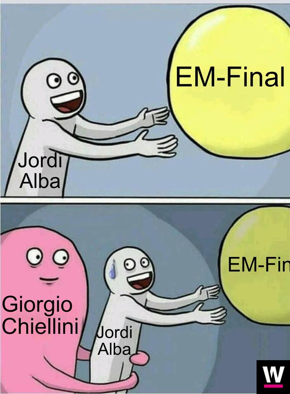 Memes zu Chiellini und Jordi Alba