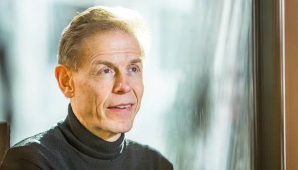 Netzwerkforscher und MIT-Professor Peter Gloor. Aufgenommen am 22. März 2018 beim Aarauer Einstein. Gloor wohnt in Aarau.