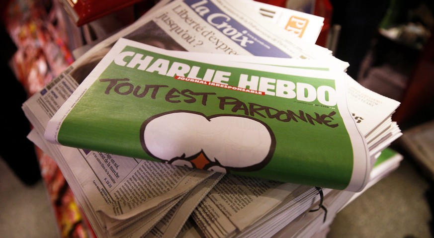 Erste Ausgabe nach dem Anschlag: «Charlie Hebdo» vom 14. Januar 2015.