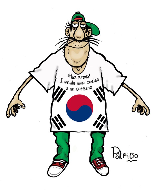 Dank Südkorea im Achtelfinal – so bedankt sich Mexiko
Wenn du ein Patriot bist, lade ein koreaner zum Bier ein!