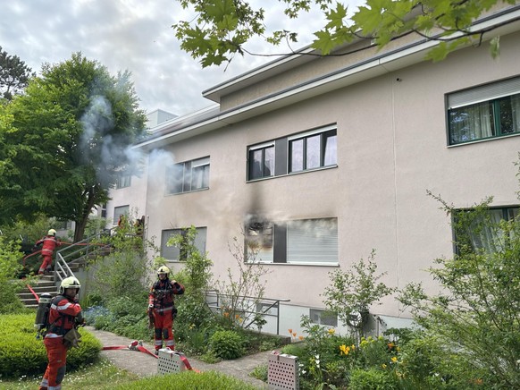 Brand an der Burgstrasse, Winterthur, 29.04.2026.