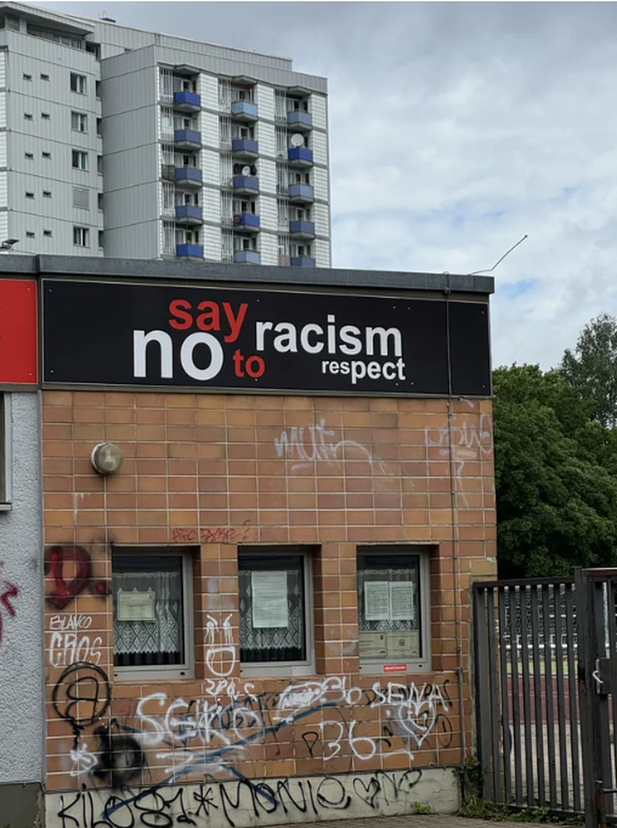Say racism, no to respect