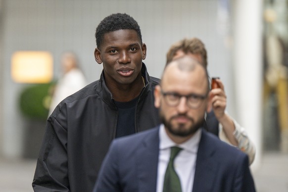 KEYPIX - Breel Embolo erscheint vor dem Appellationsgericht in Basel, am Mittwoch, 3. September 2025. Breel Embolo hat gegen das Urteil des Strafgerichts vom 22. Juni 2023 gegen ihn Berufung eingerrei ...