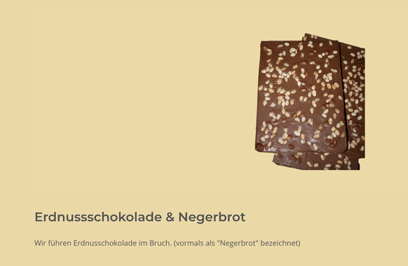 erndusschokolade &amp; N*-brot