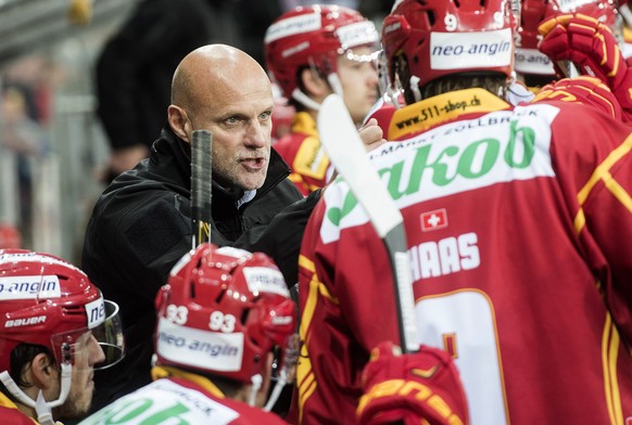 Noch fest im Sattel: Langnaus Coach Laporte.