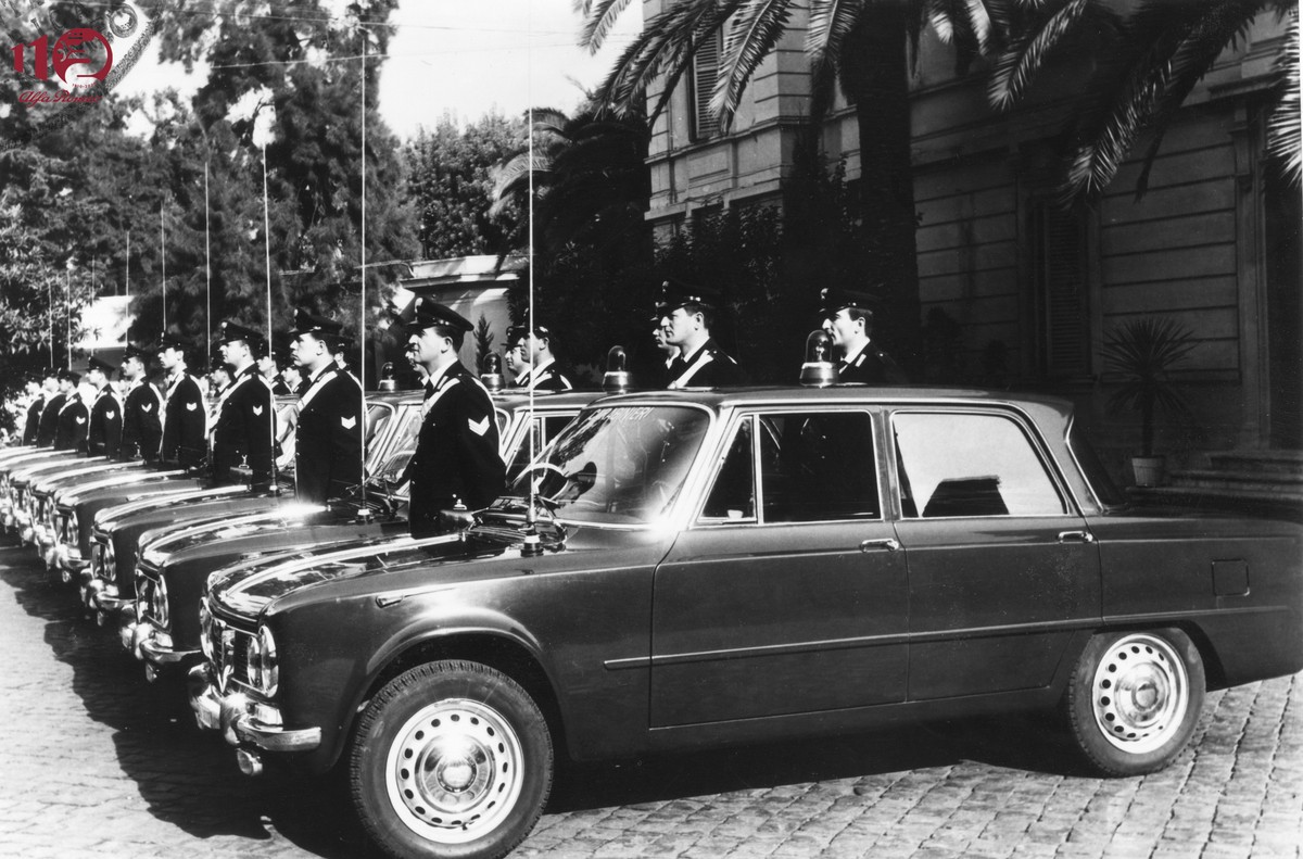 110 jahre alfa romeo fangio carabinieri polizei retro auto 2020