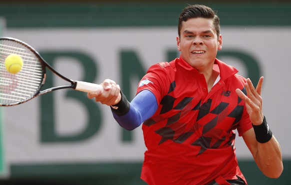 Auf Sand gut, auf Hartplätzen und insbesondere Rasen noch viel besser: Milos Raonic.