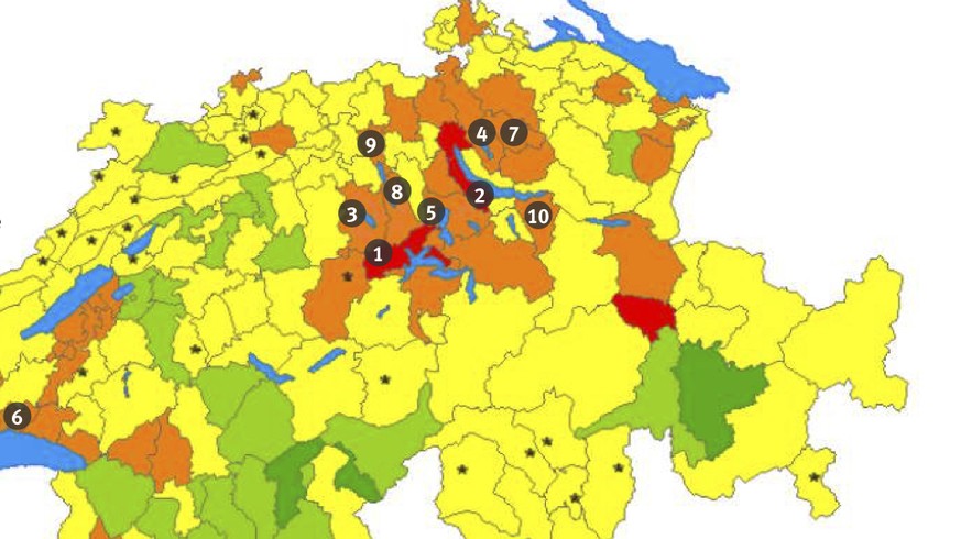 Welche siedlungen gibt es in derschweiz
