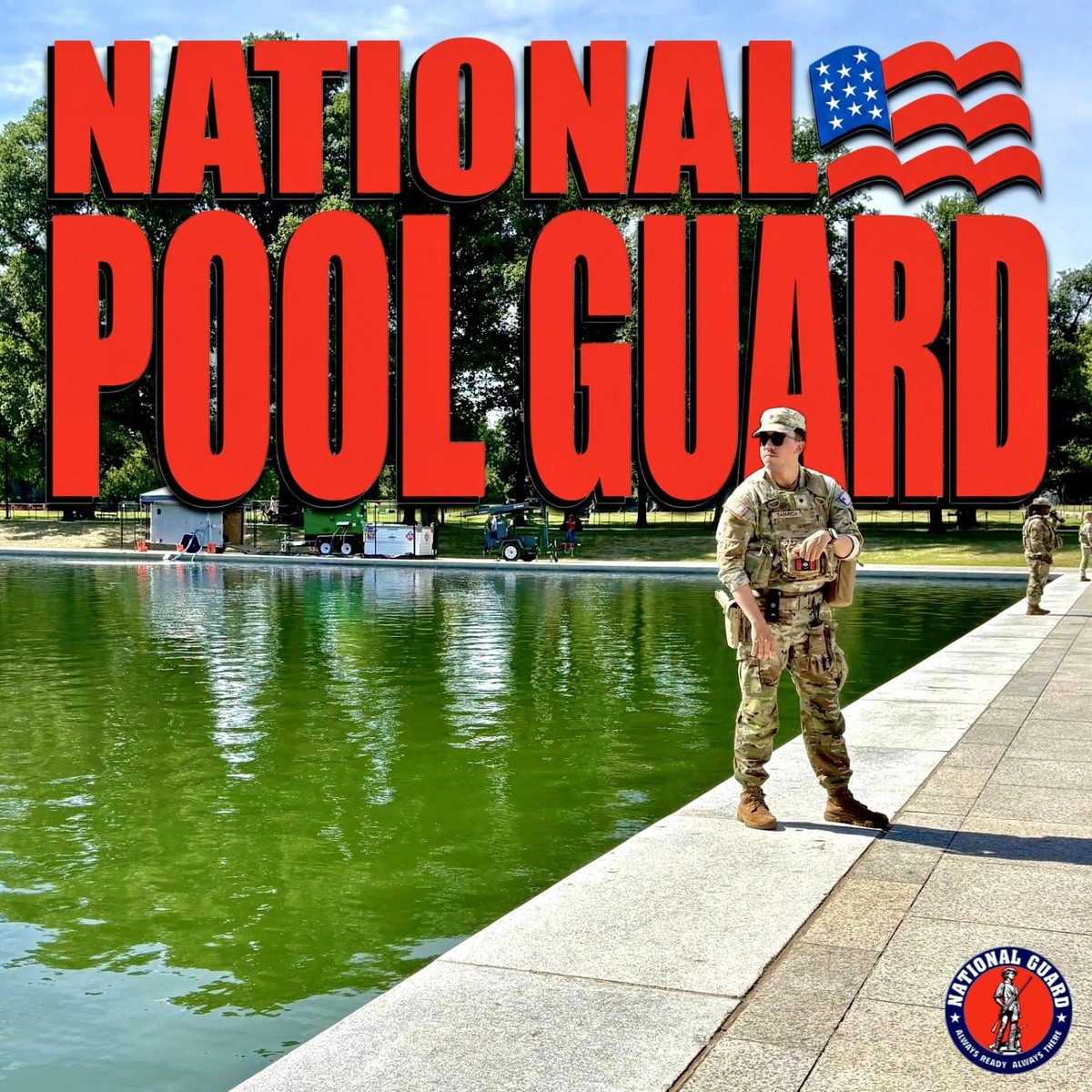 Trump Reflecting Pool Meme (2026)