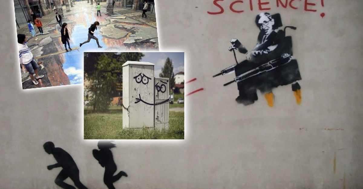 Und hier, einfach so*: Witzige und clevere Street-Art aus aller Welt