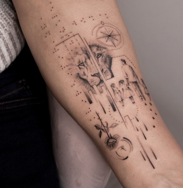 Mikrorealismus tattoo