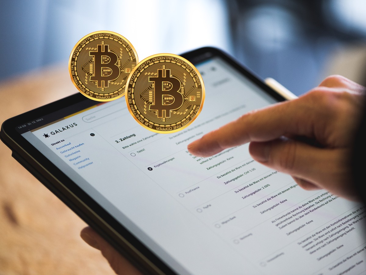 Bei Digitec Galaxus neu mit Bitcoin, Ether und anderen Kryptos bezahlen