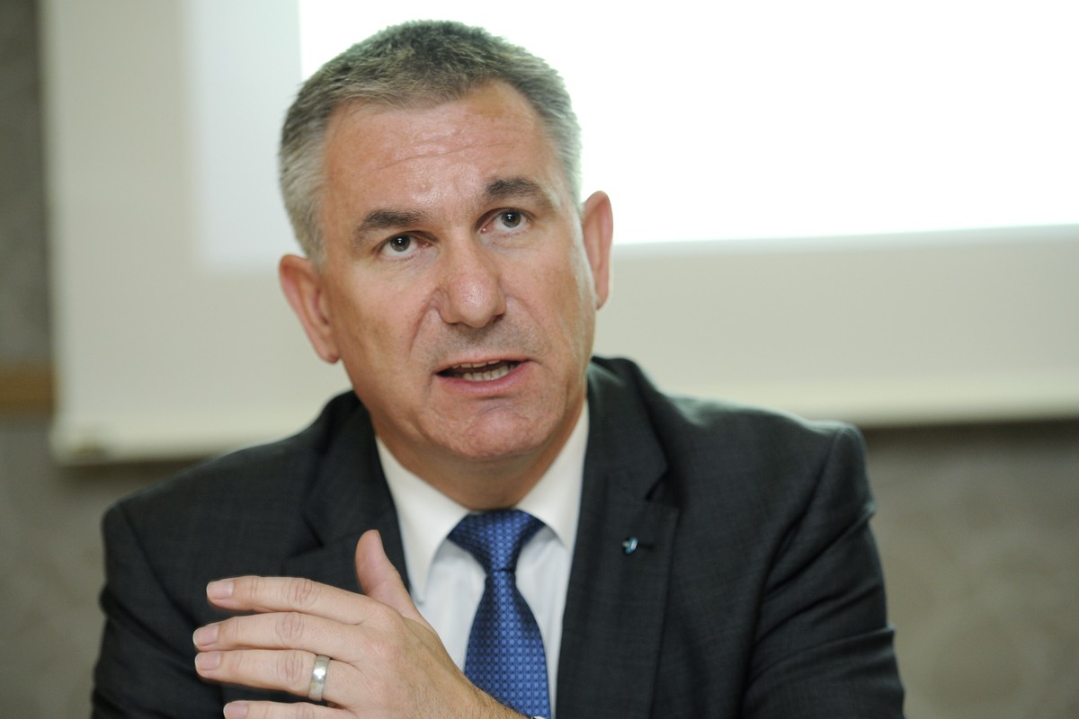 14.05.2015; Aarau; Eidgenoessisches Turnfest; Alex Huerzeler, Vorsteher BKS und Praesident OK; (Steffen Schmidt/freshfocus)