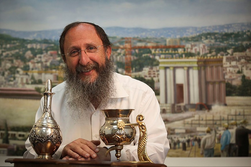 Tempel statt Felsendom: Rabbi Chaim Richman, Vorsitzender des Tempel-Instituts.