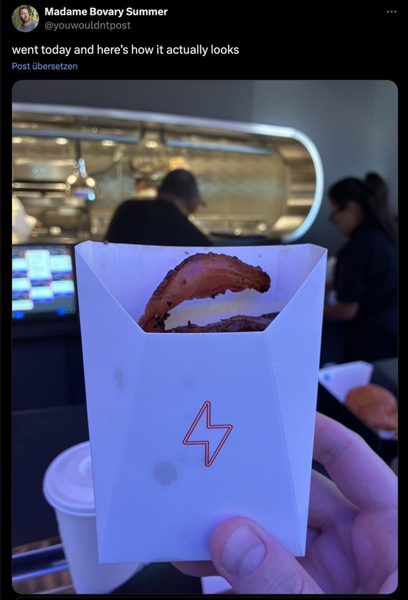 &quot;Epic Bacon&quot; im Tesla Diner in Los Angeles (Juli 2025)