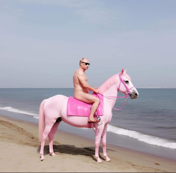 Berset mit Bart, Berlusconi in Badehosen: Politiker in den Ferien\nPutins Bild ist gefakt. Was weiss ich, AI oder so. Das Original wurde kurz vor der Krimbrücke aufgenommen und sieht so aus:
