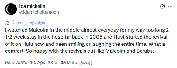 Reaktionen auf Malcolm Reboot