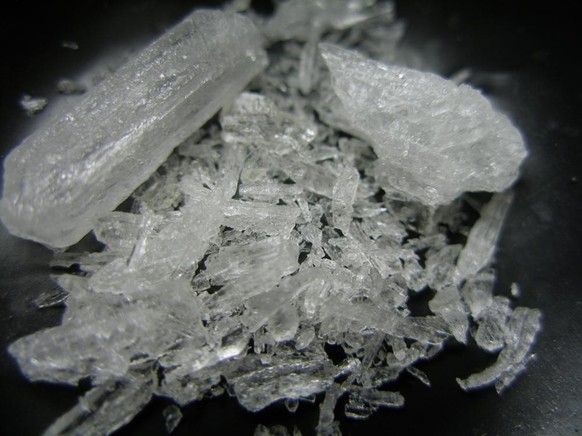 Crystal Meth sieht zwar hübsch aus, wer es konsumiert jedoch bald nicht mehr. (Archivbild)