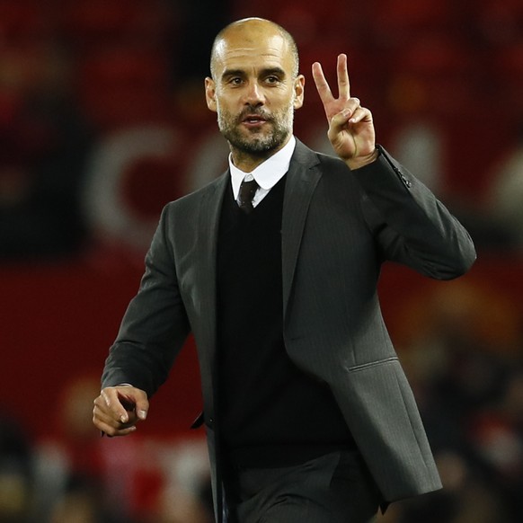 Football Soccer Britain - Manchester United v Manchester City - EFL Cup Fourth Round - Old Trafford - 26/10/16
Manchester City manager Pep Guardiola after the match 
Action Images via Reuters / Jaso ...