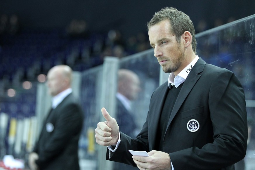 13.10.2015; Zuerich; Eishockey NLA - ZSC Lions - HC Lugano; Trainer Patrick Fischer (Lugano) (Patrick Straub/freshfocus)