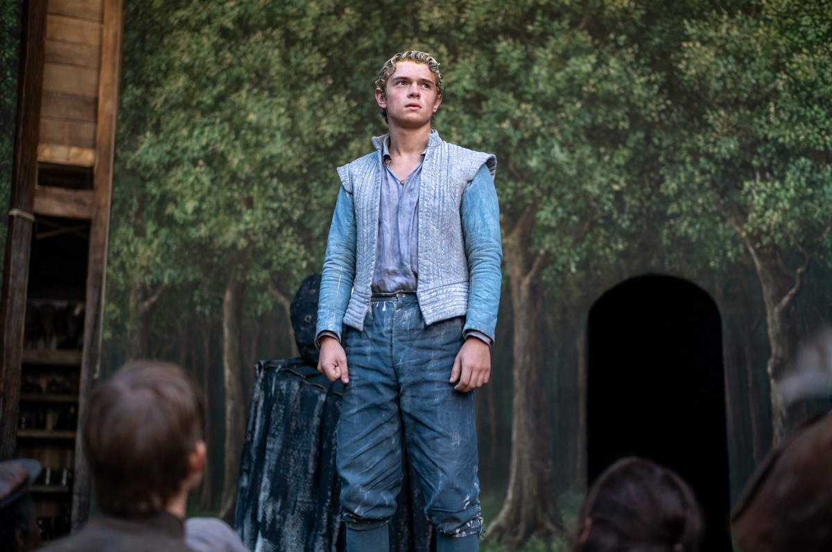 This image released by Focus Features shows Noah Jupe in a scene from "Hamnet." (Agata Grzybowska/Focus Features via AP)
Film Review - Hamnet