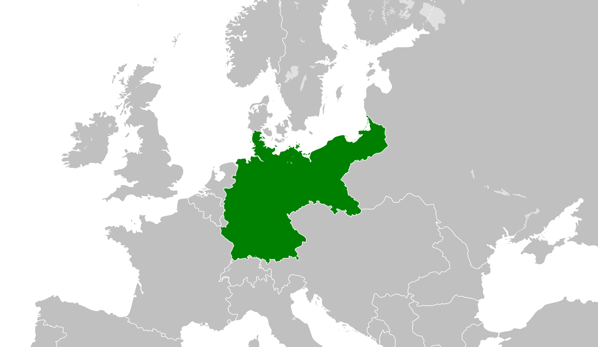 Das Deutsche Kaiserreich vor dem Ersten Weltkrieg.
