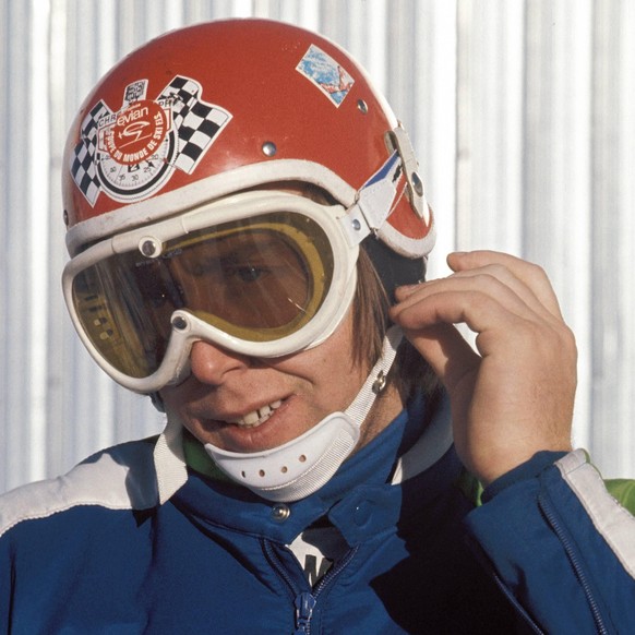 Bildnummer: 00444419 Datum: 10.12.1972 Copyright: imago/Frinke
Rolland Collombin (Schweiz); Roland, Val d Isere, hoch, close, Helm, Skibrille, Brille Weltcup 1972/1973, Welt Cup, Worldcup, World Cup,  ...