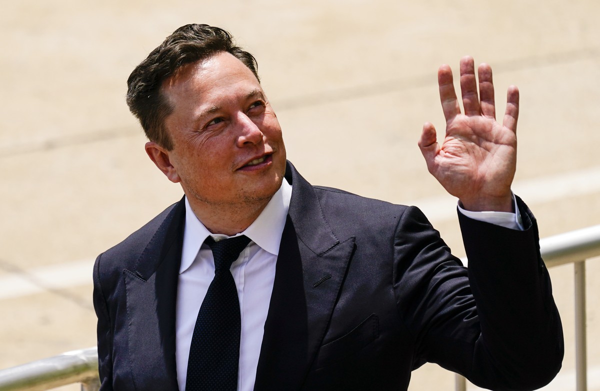 FILE - CEO Elon Musk departs from the justice center in Wilmington, Del., Tuesday, July 13, 2021. Musk says his planned $44 billion purchase of Twitter is "temporarily on hold" pending detai ...