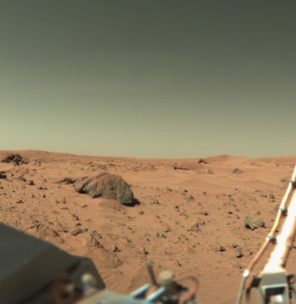 mars viking raumsonde gehörte zu den ersten farbaufnahmen des planeten