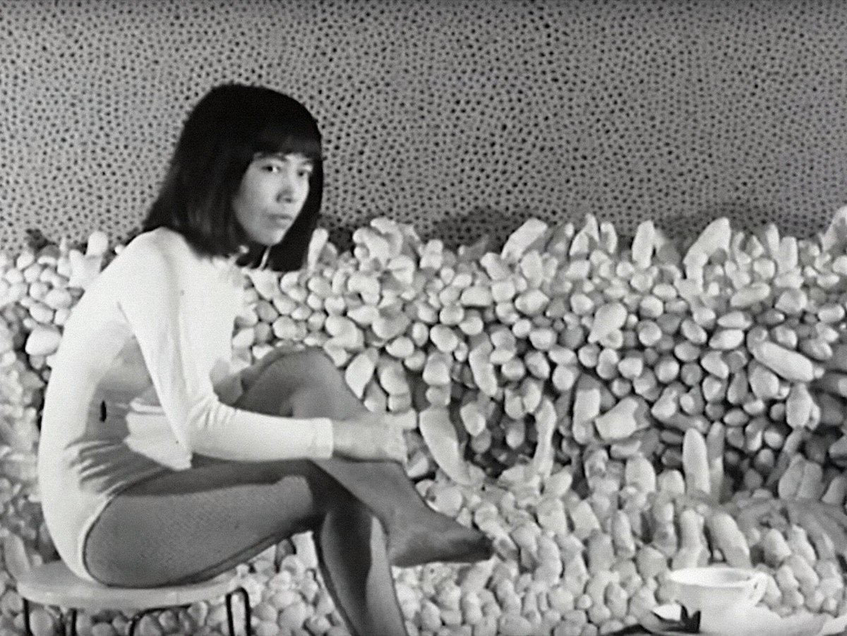 KUSAMA: INFINITY, Yayoi Kusama, 2018. Magnolia Pictures/courtesy Everett Collection. ACHTUNG AUFNAHMEDATUM GESCH�TZT PUBLICATIONxINxGERxSUIxAUTxONLY Copyright: xMagnoliaxPictures/CourtesyxEverettxColl ...