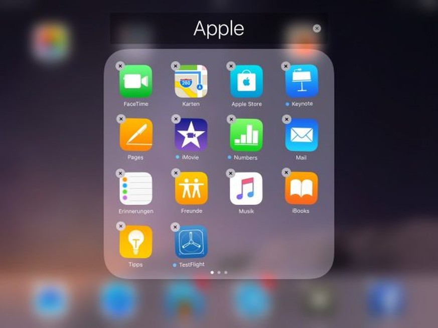 Mit iOS 10 können iPhone- und iPad-Nutzer fast alle vorinstallierten Apple-Apps löschen.
