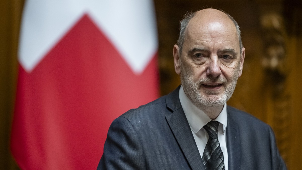 Bundesgerichtspraesident Yves Donzallaz kommentiert den Geschaeftsbericht des Bundesgerichtes, an der Sommersession der Eidgenoessischen Raete, am Mittwoch, 5. Juni 2024 im Nationalrat in Bern. (KEYST ...