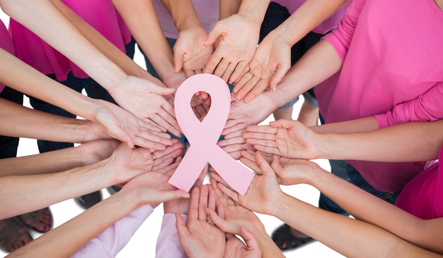 Die rosa Schleife gilt als Symbol für den Kampf gegen Brustkrebs.