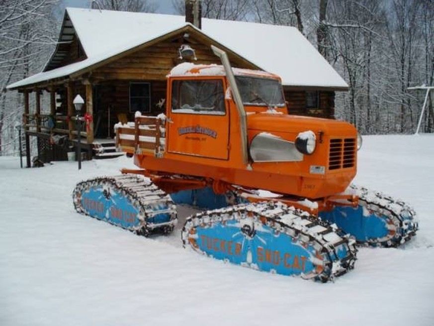 Restored 1967 Tucker Model 342
https://en.wikipedia.org/wiki/Tucker_Sno-Cat#/media/File:1967-342.jpg