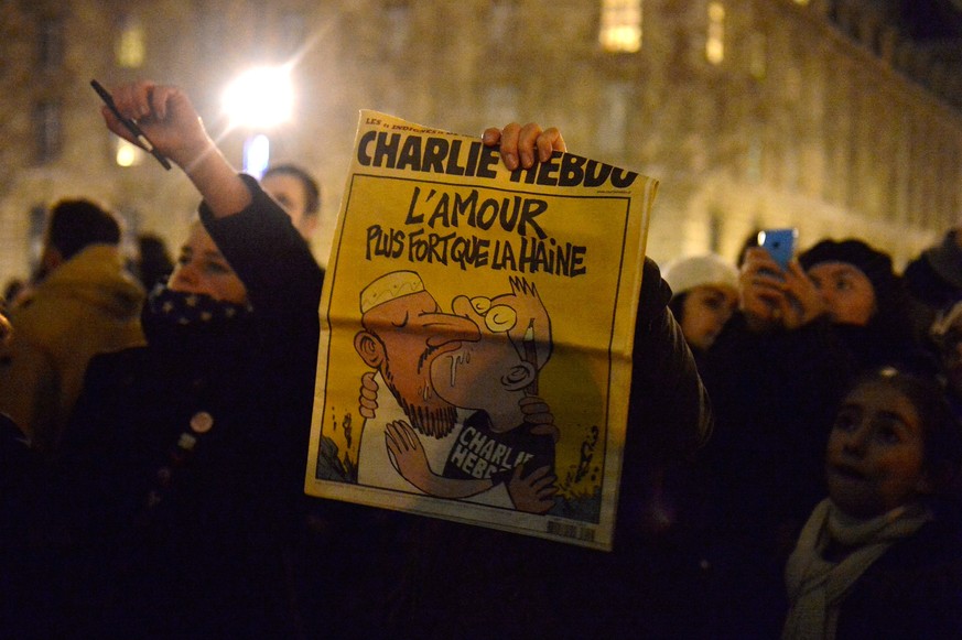 Für Freiheit, gegen Islamophobie: Kundgebung in Paris.