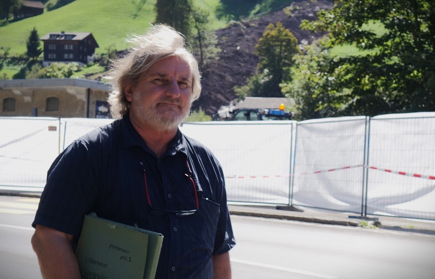 Bilder vom Erdrutsch in Schwanden (GL) vom 04.09.2023. Interview mit Geologe Mark Feldmann