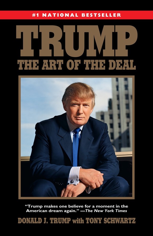 This book cover image released by Ballantine Books shows the 2015 paperback reprint edition of the 1987 book, &quot;Trump: The Art of the Deal,&quot; by Donald Trump with Tony Schwartz. Trump&#039;s f ...