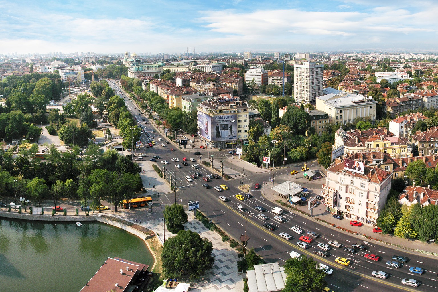 Downtown Sofia. Hier fühlt sich Davide Mariani wohl.