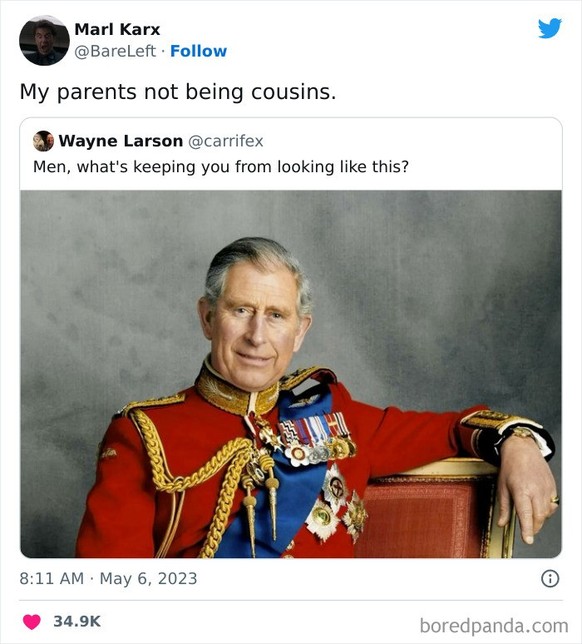 king charles inbred inzucht https://twitter.com/BareLeft/status/1654760712118386688?s=20