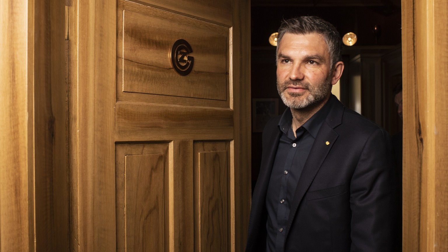 Der neue Cheftrainer des Grasshopper Club Zuerich Tomislav Stipic posiert nach der Medienkonferenz am Mittwoch, 6. Maerz 2019 in Zuerich. (KEYSTONE/Ennio Leanza)