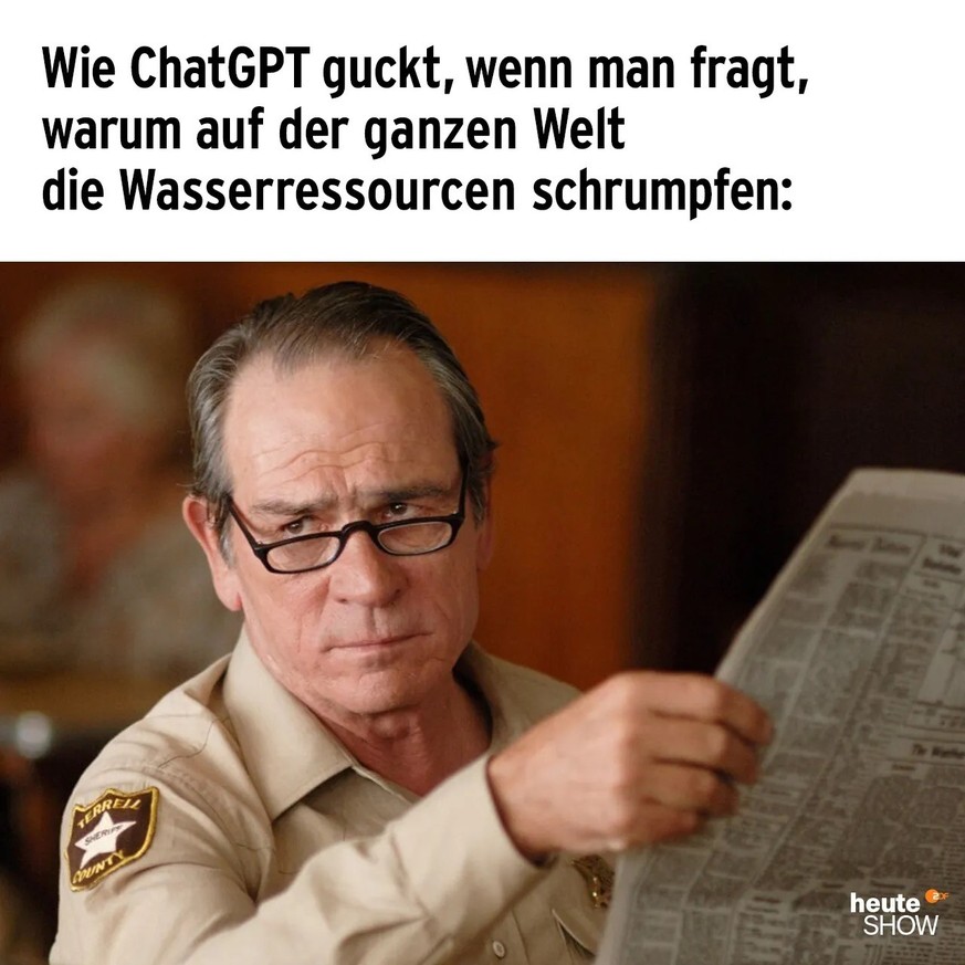 KI Wasserverbrauch Klimawandel