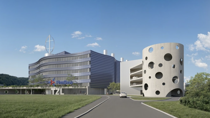 So sollen das Technologiezentrum dereinst einmal aussehen.