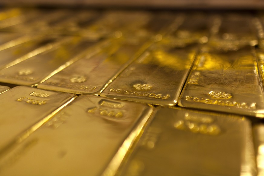Goldbarren der Schweizer Nationalbank.&nbsp;