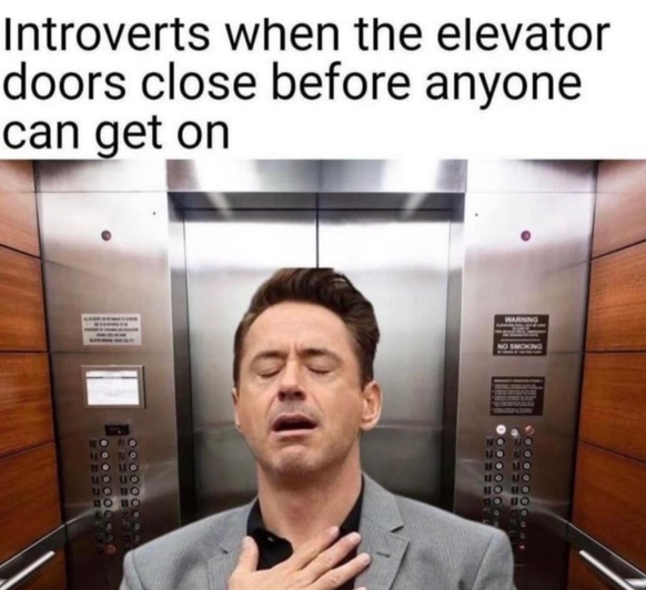 Memes für introvertierte Leute