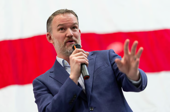 Er kann nur die Richtung vorgeben: Jamieson Greer, der Handelbeauftragte der US-Regierung.
