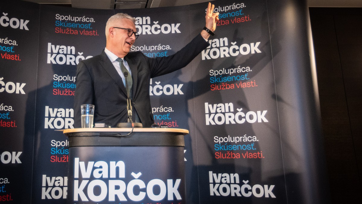 Gorkoc won the first round of the Slovak presidential election