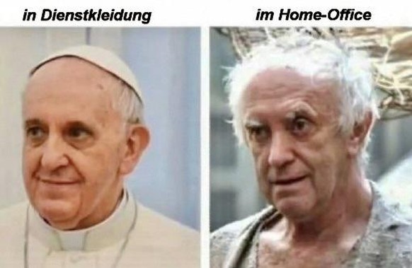 Gratuliere! Du hast mich gefunden. LG Picdump ЁЯда
Papst Franzi..
